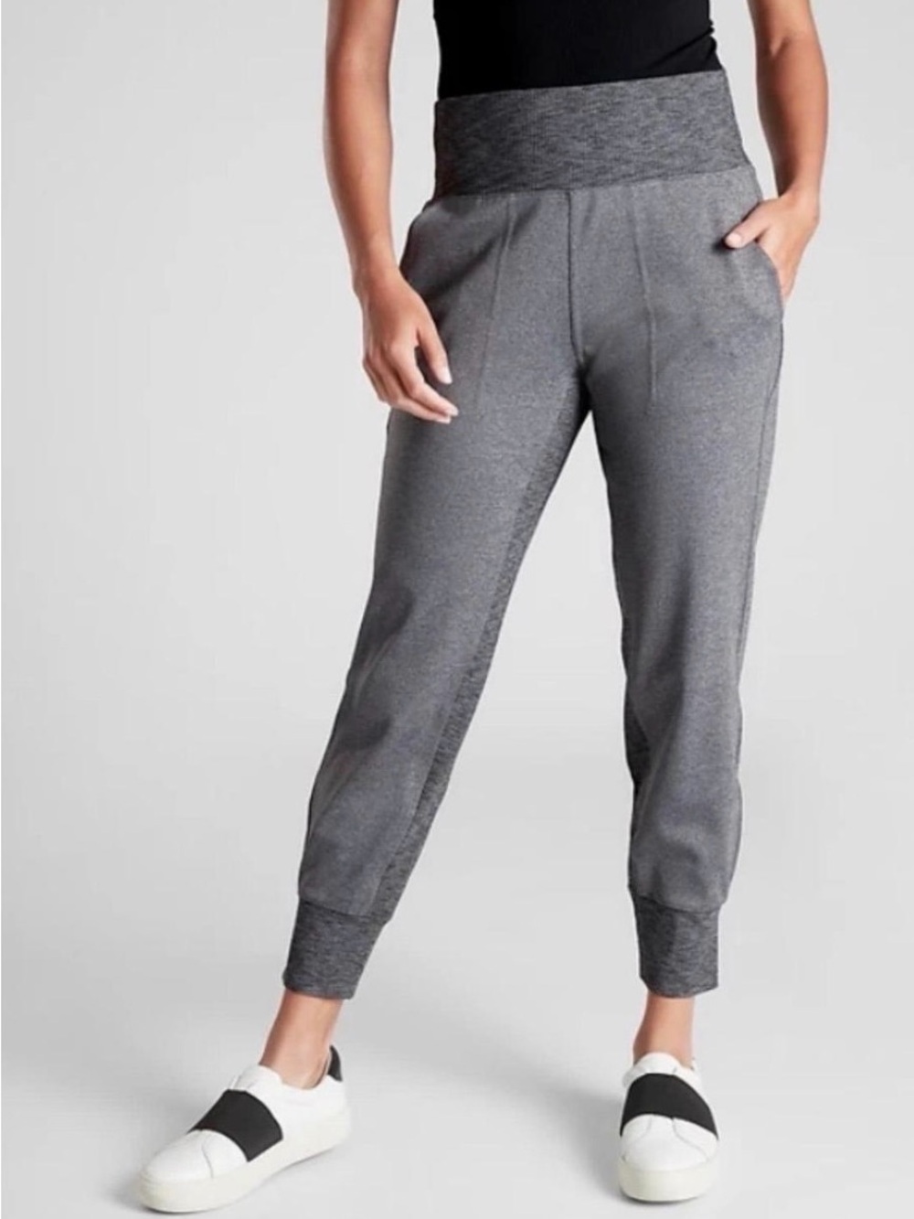 Athleta Venice Jogger Sweatpants Grey Athletic Sporty Athleisure Women’s S